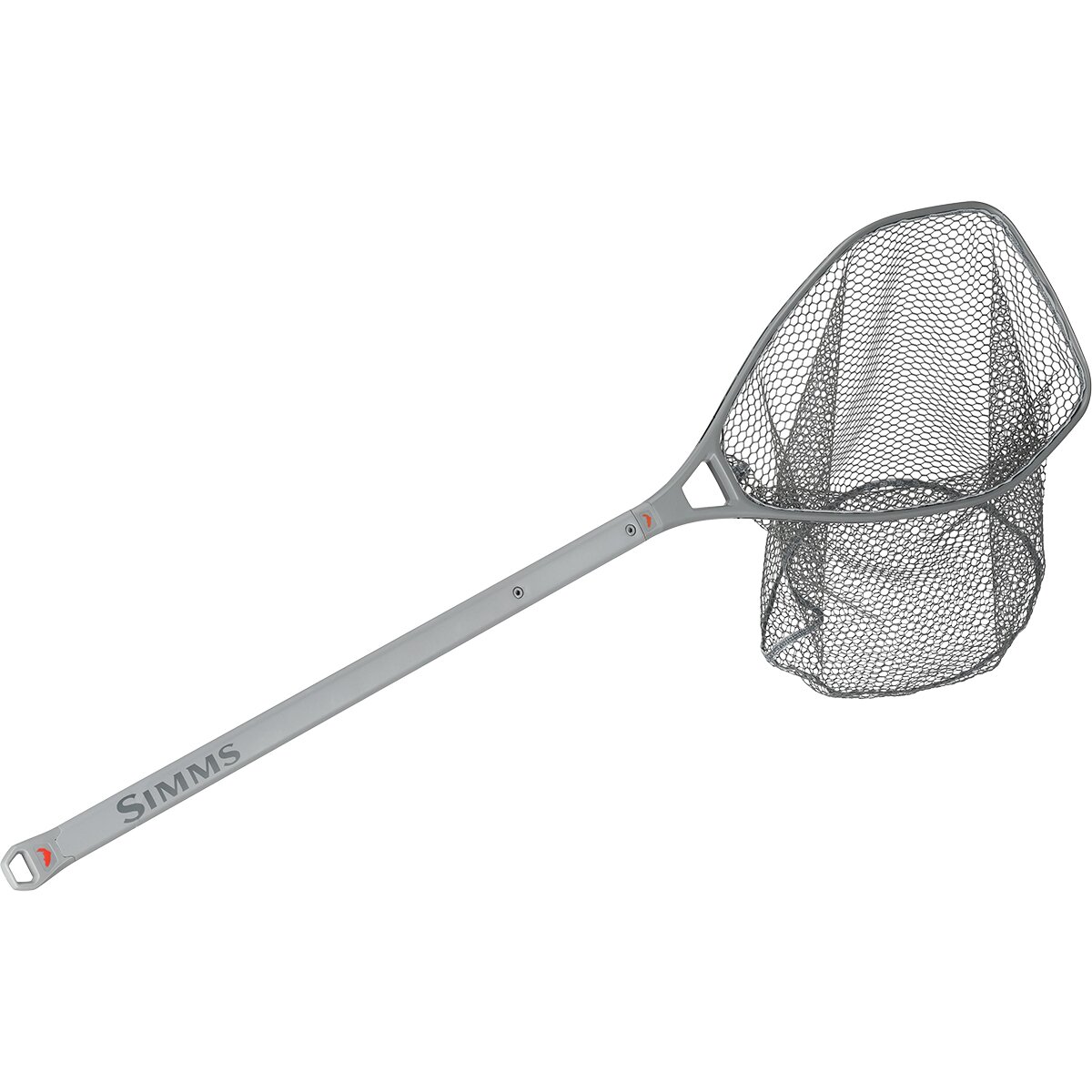 Image of Simms Daymaker Boat Net - Long Handle Pewter, One Size