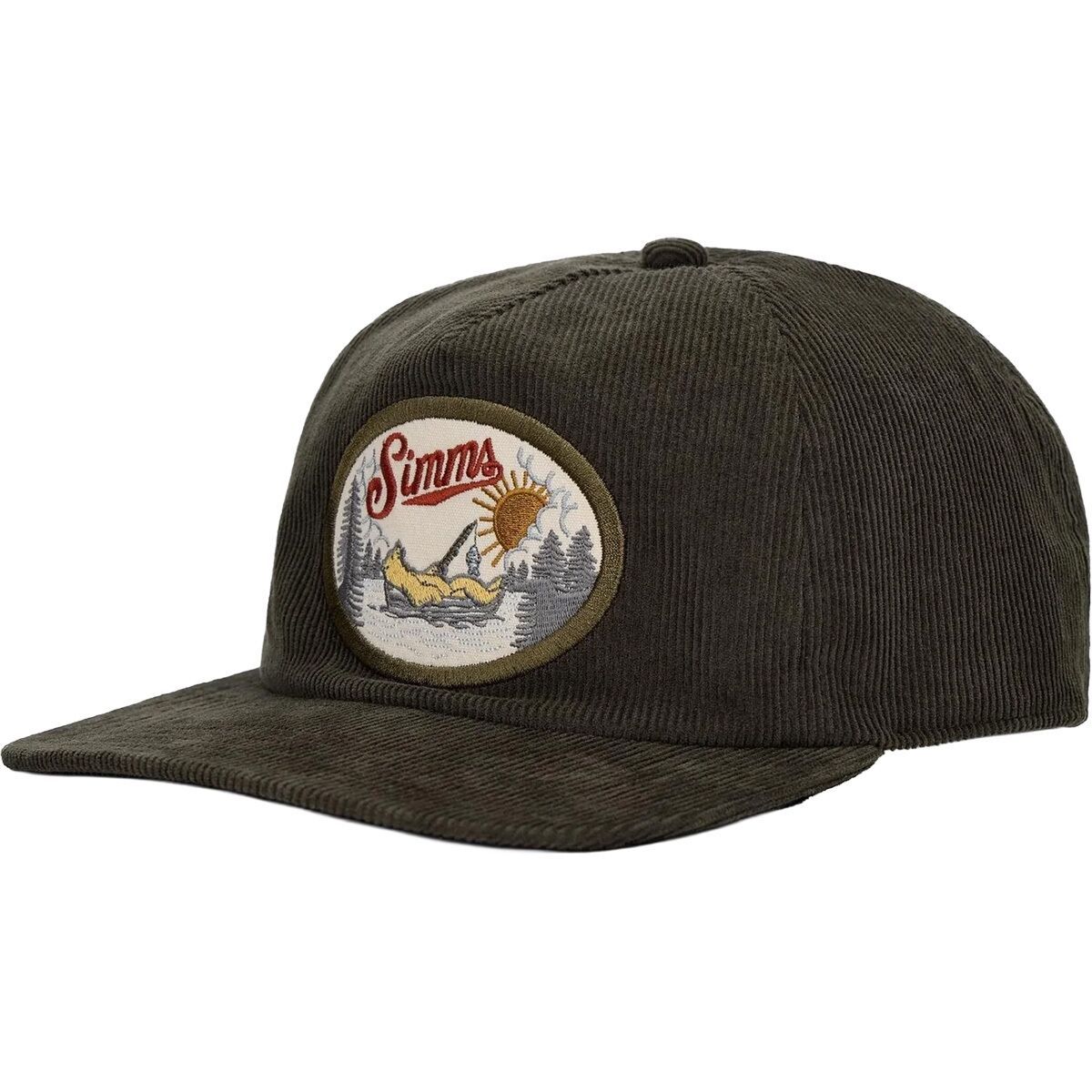 Image of Simms Double Haul Corduroy Rope Cap Loden, One Size