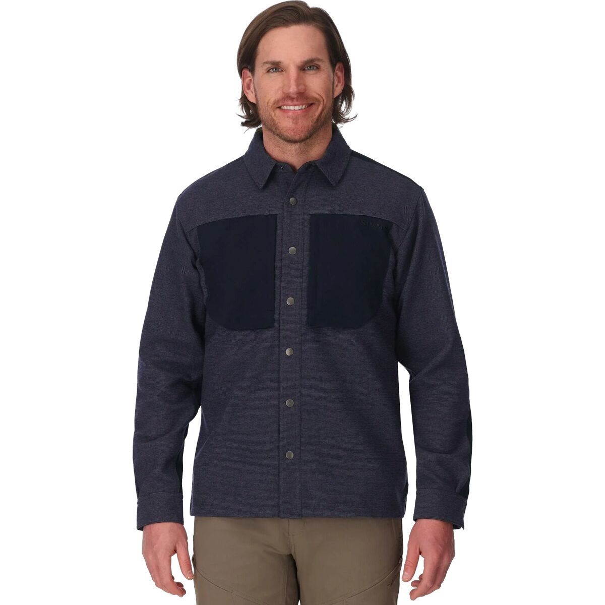 Image of Simms Confluence Overshirt - Men's Slate, L