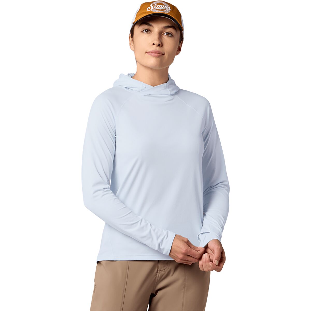 Image of Simms Solarflex Hoodie - Women's Bimini Blue, L