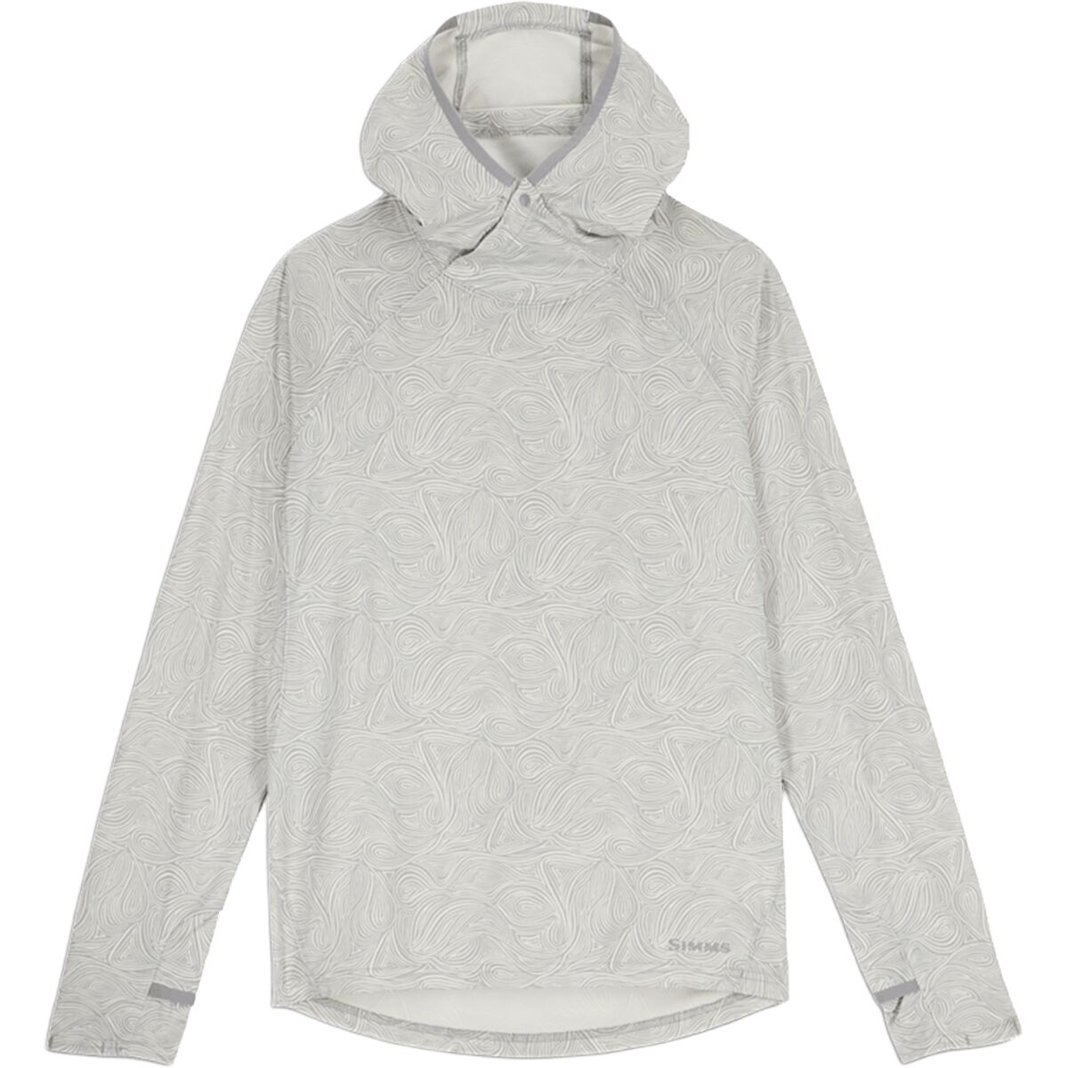 Image of Simms Solarflex Hoodie - Women's Swirl Shale, S