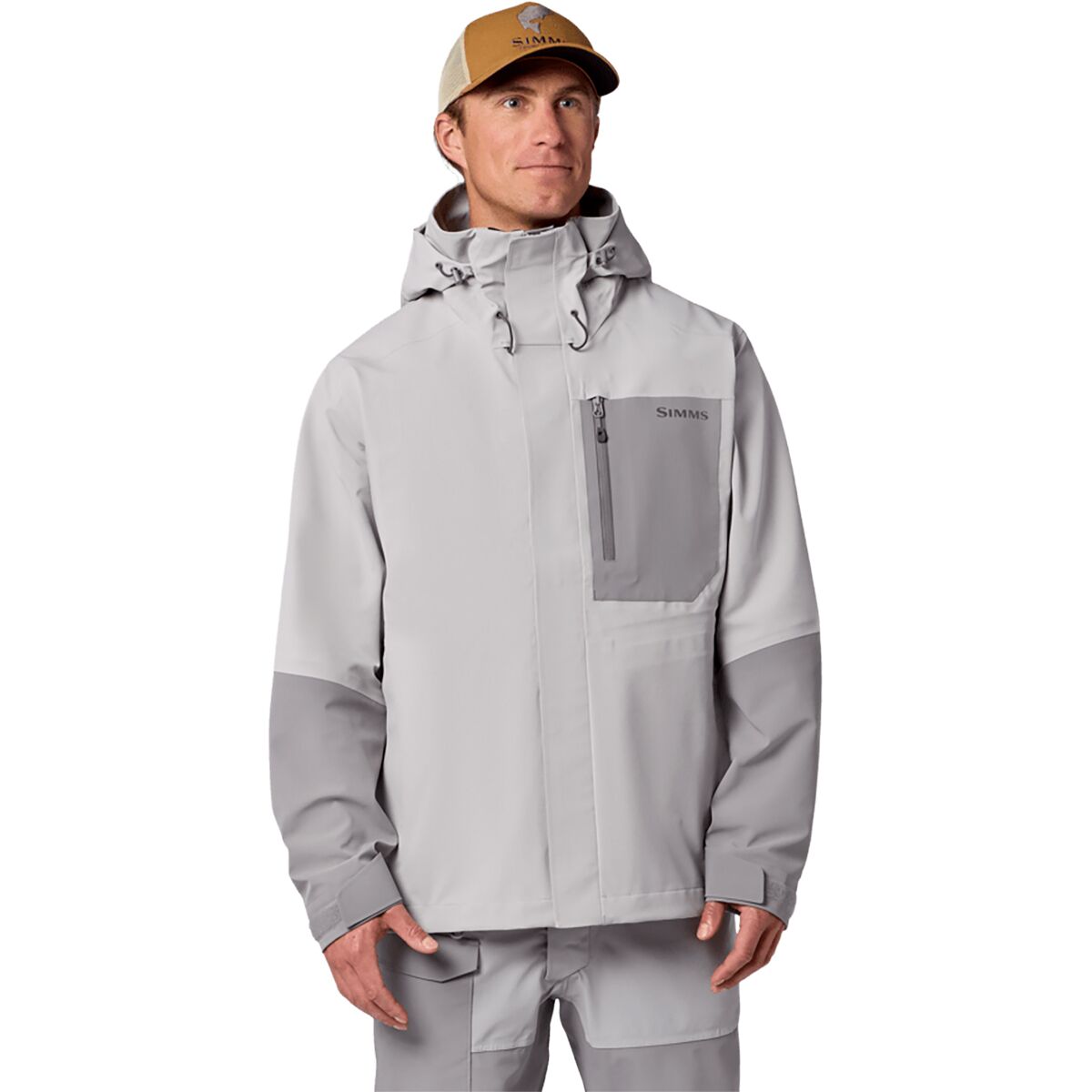 Image of Simms Challenger Fishing Jacket - Men's Shale, M