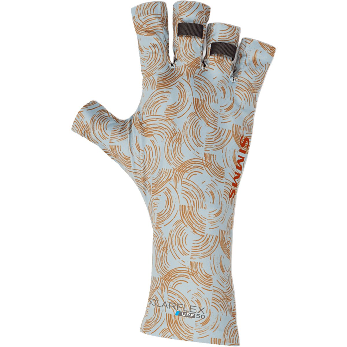 Image of Simms Solarflex SunGlove Half Moon Steel Blue, M