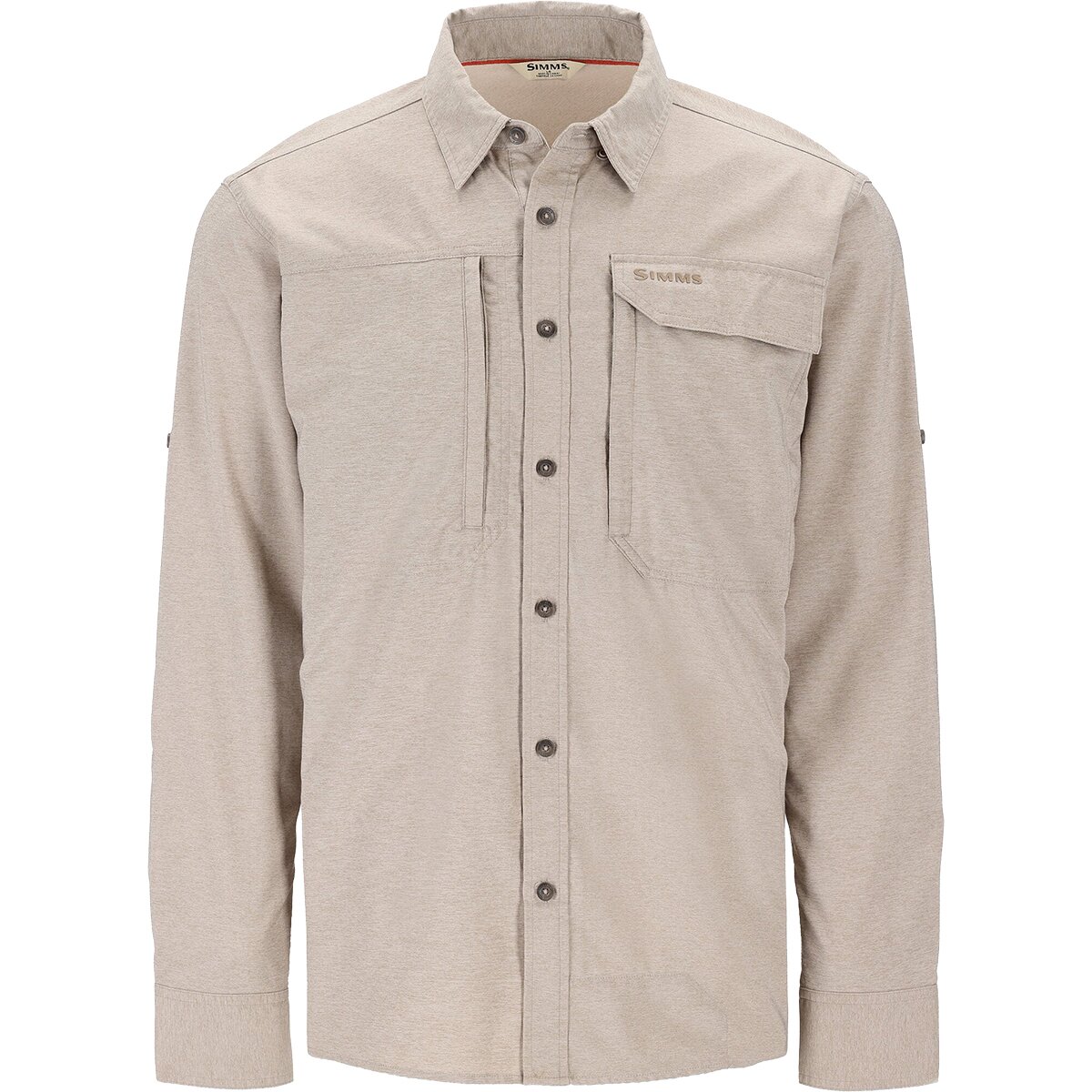 Simms Simms Guide Bugstopper Long-Sleeve Shirt - Men's Dolomite Heather, S - $130.00 at Backcountry.com