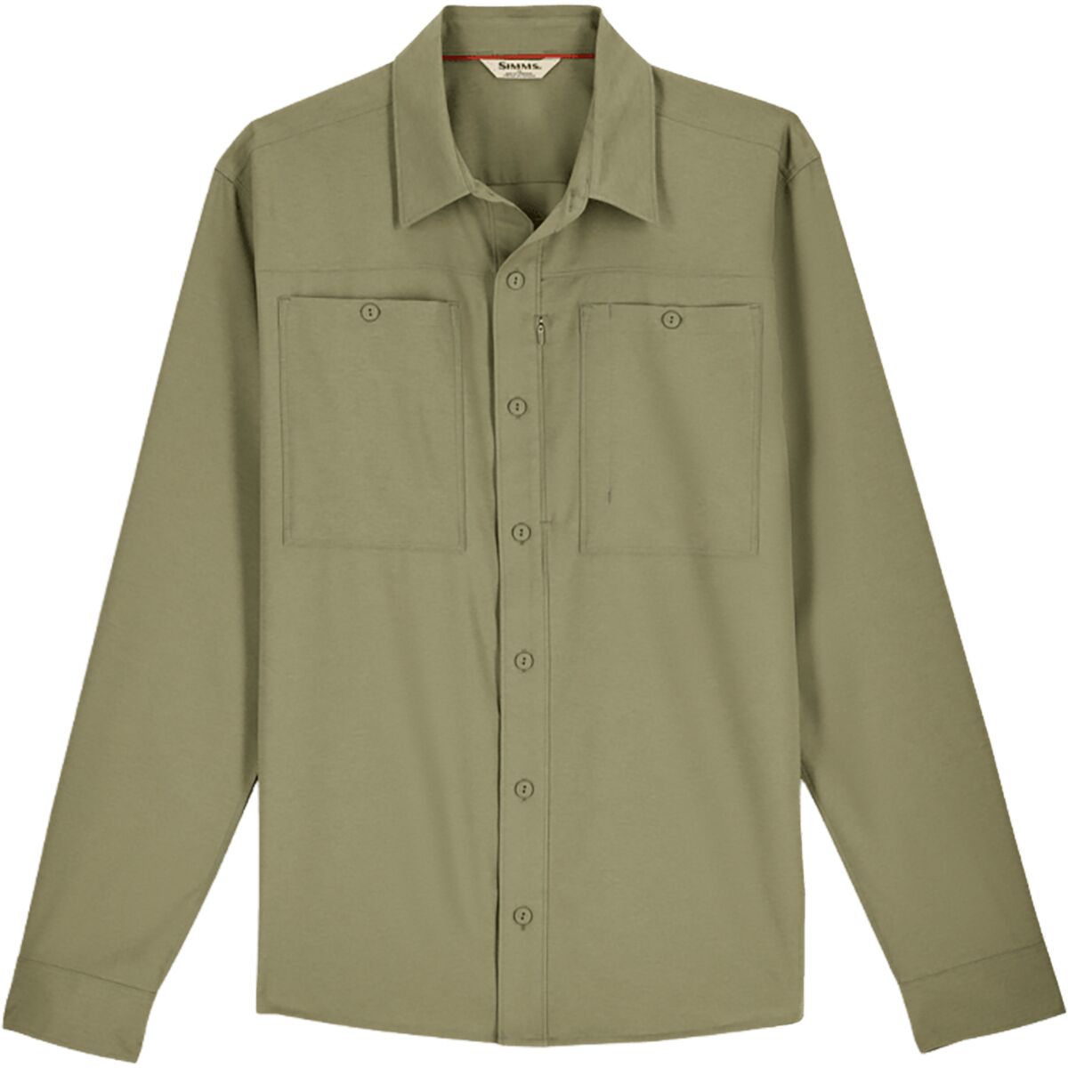 Image of Simms Launch Long-Sleeve Shirt - Men's Willow Heather, L