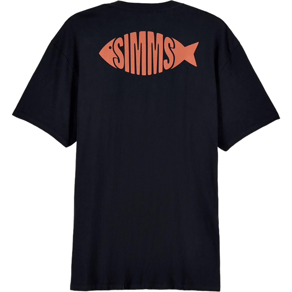 Image of Simms Logofish T-Shirt - Men's Black, XL