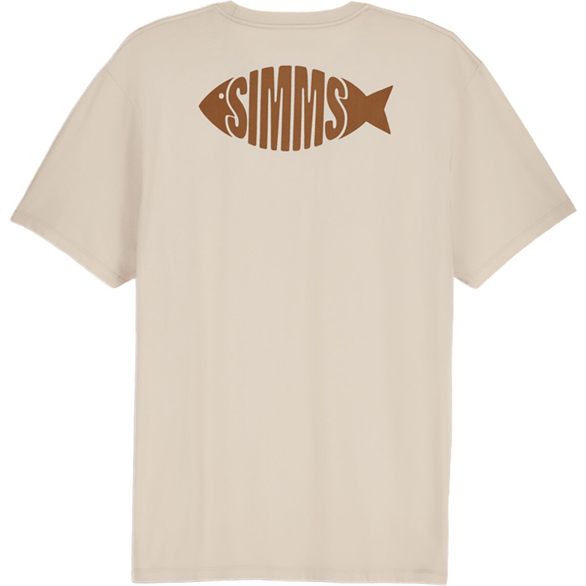 Image of Simms Logofish T-Shirt - Men's Natural, M