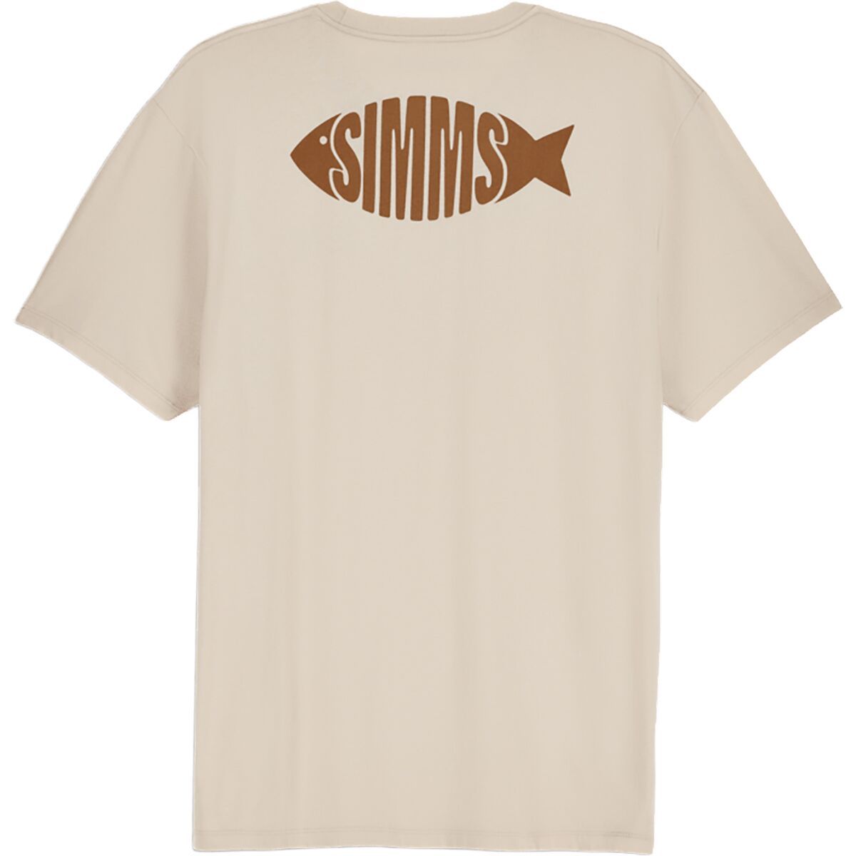 Image of Simms Logofish T-Shirt - Men's Natural, XXL