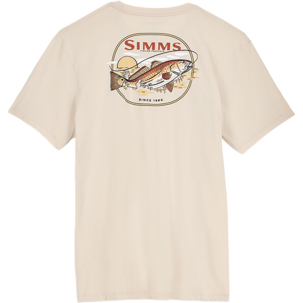Image of Simms Redfish T-Shirt - Men's Natural, L