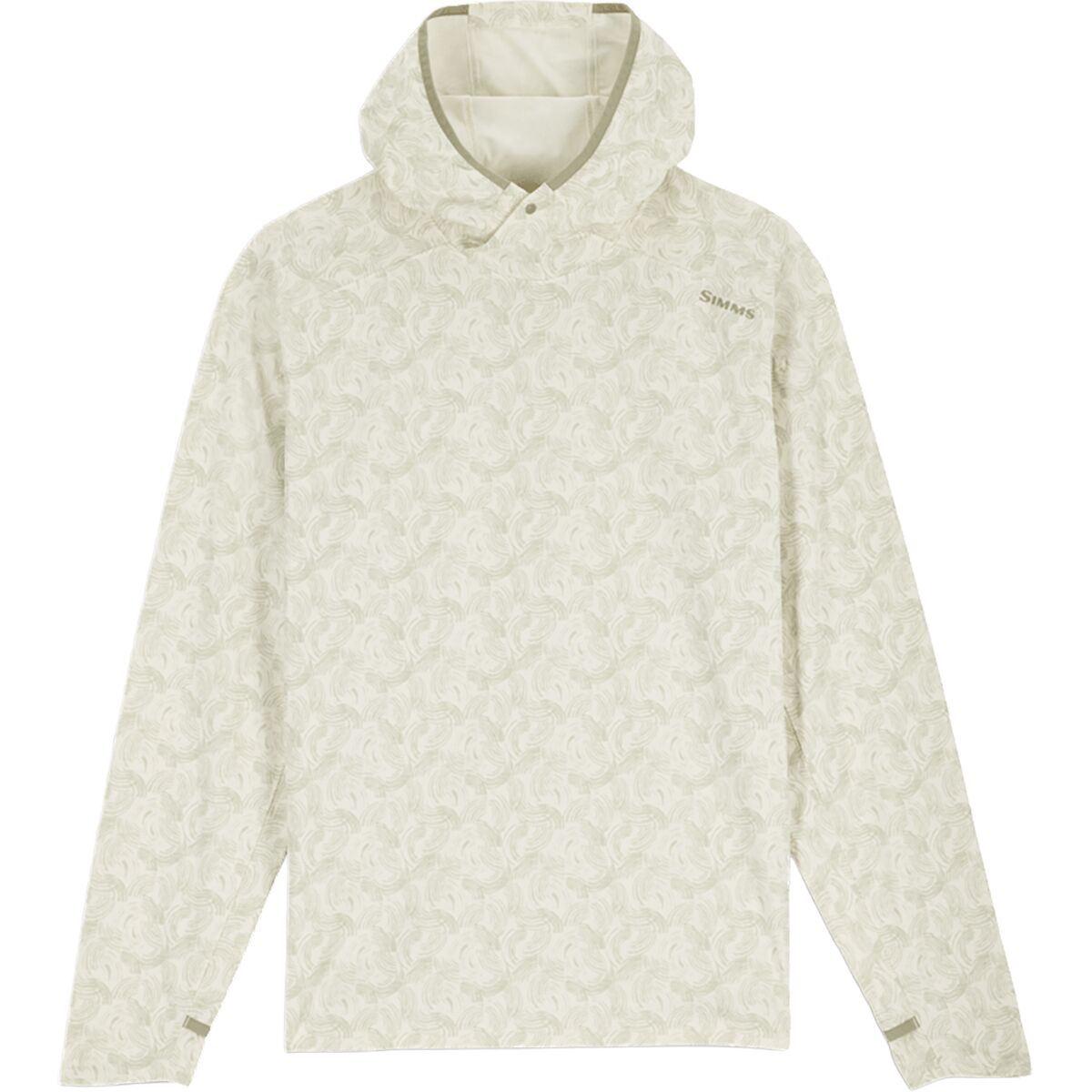Image of Simms SolarFlex Hoodie - Men's Half Moon Pale Pine, XL