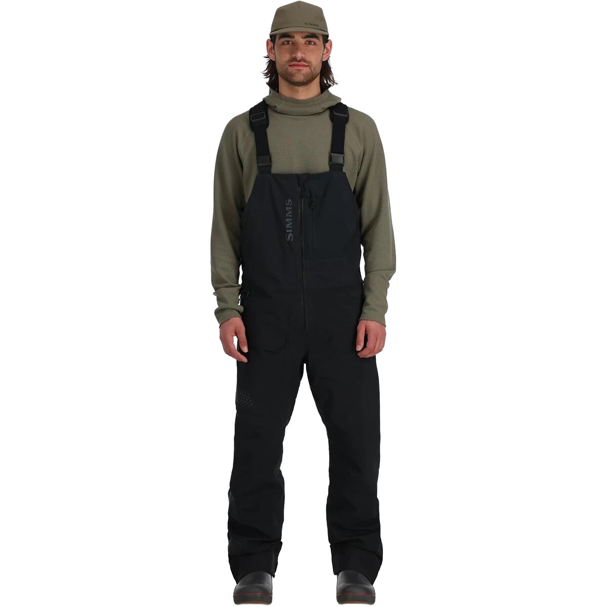 Image of Simms Prodry Bib Pant - Men's Black, M