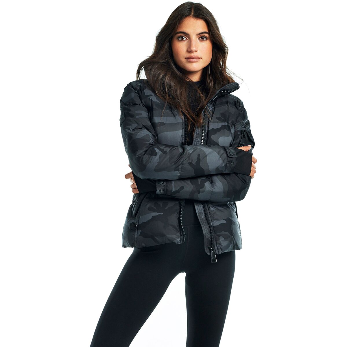 SAM Camo Freestyle Down Jacket Women s Clothing