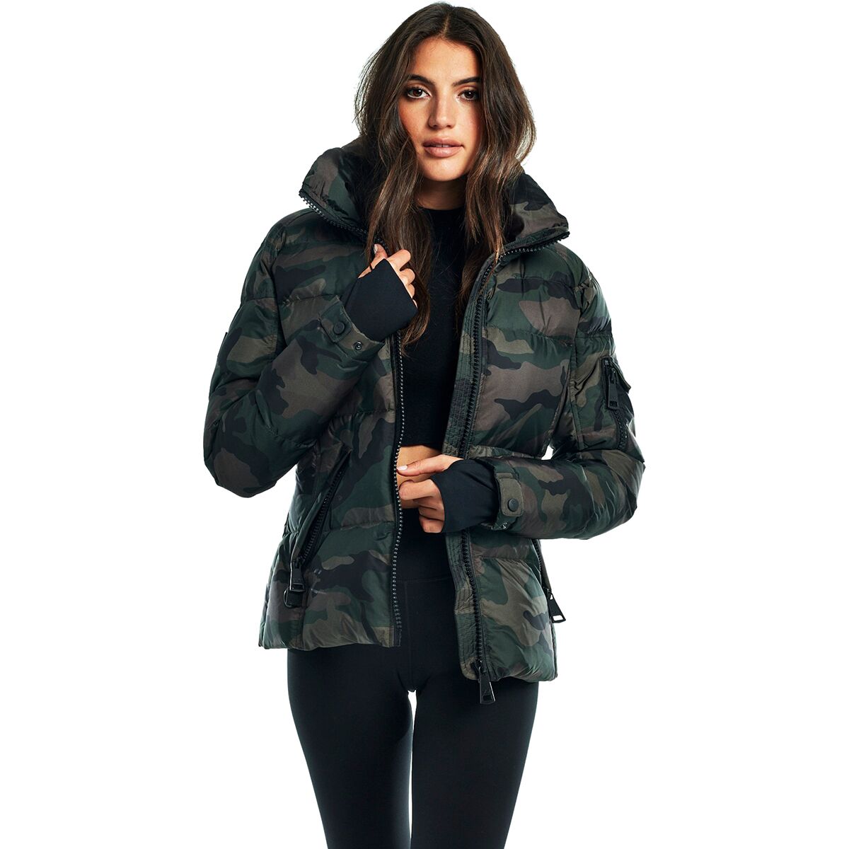 SAM Camo Freestyle Down Jacket Women s Clothing