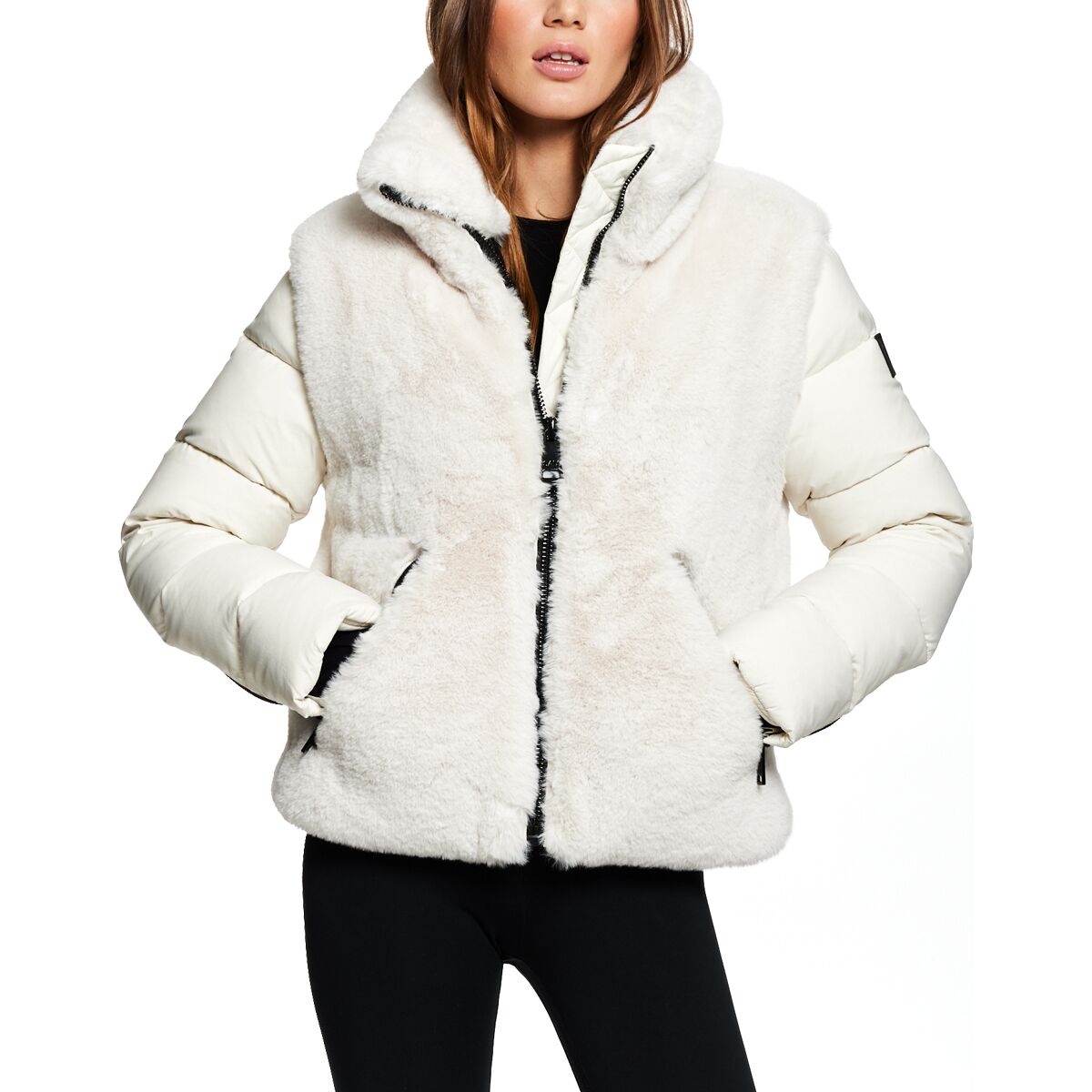 SAM SAM Valentina Jacket - Women's Cream/Ivory, L