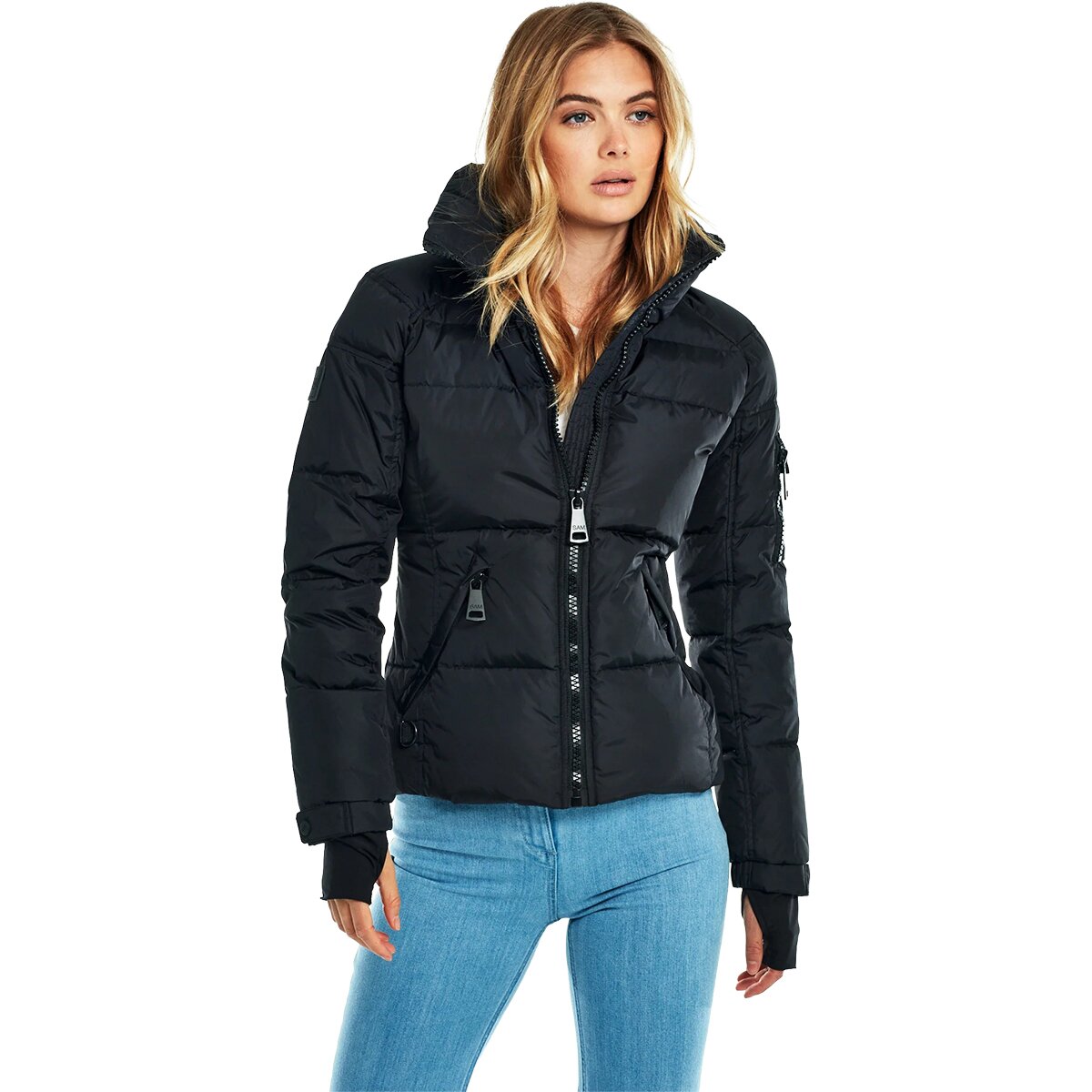 Image of SAM Freestyle Down Jacket - Women's Matte Black, XL