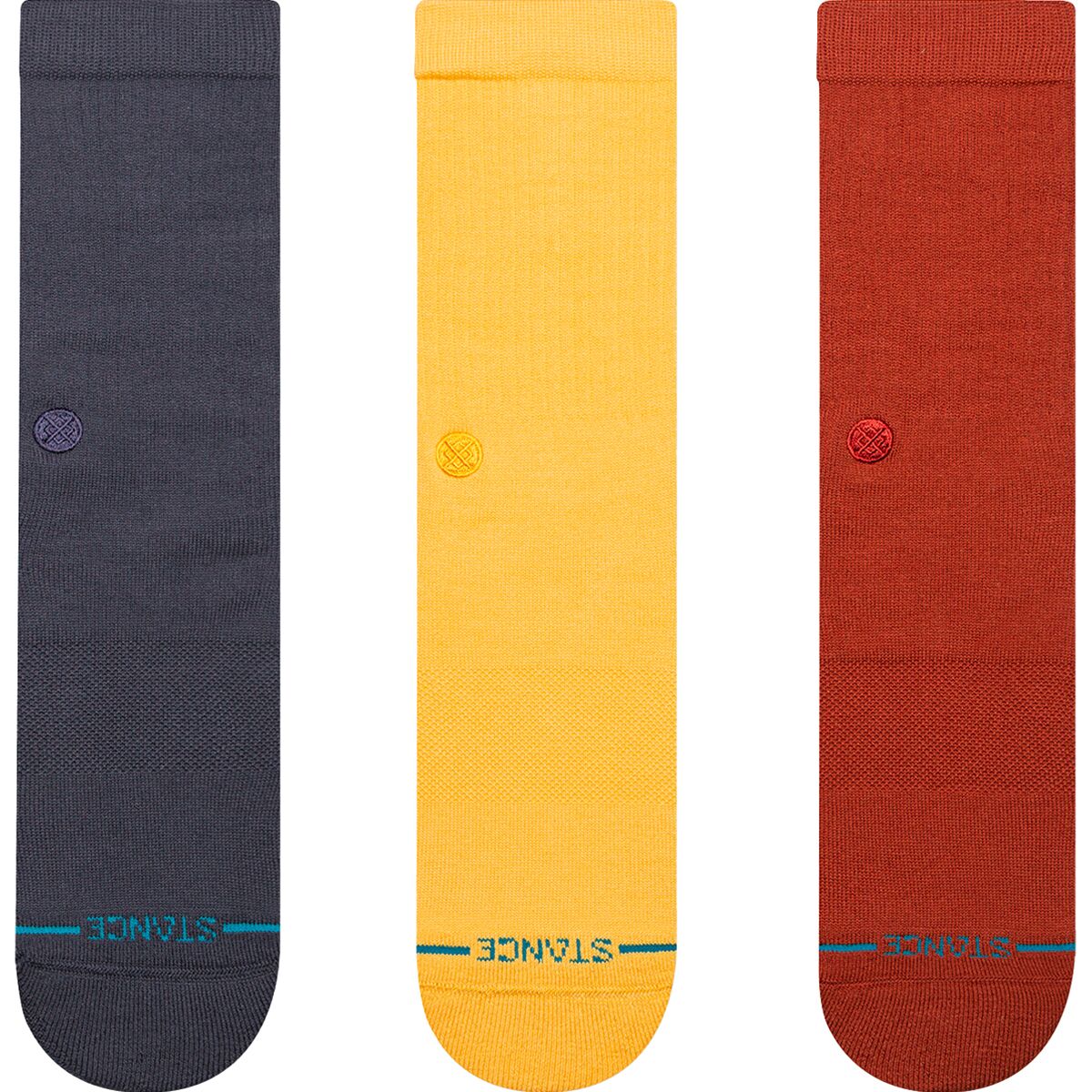 Stance Stance Icon Sock - 3-Pack - Men's Navy, L