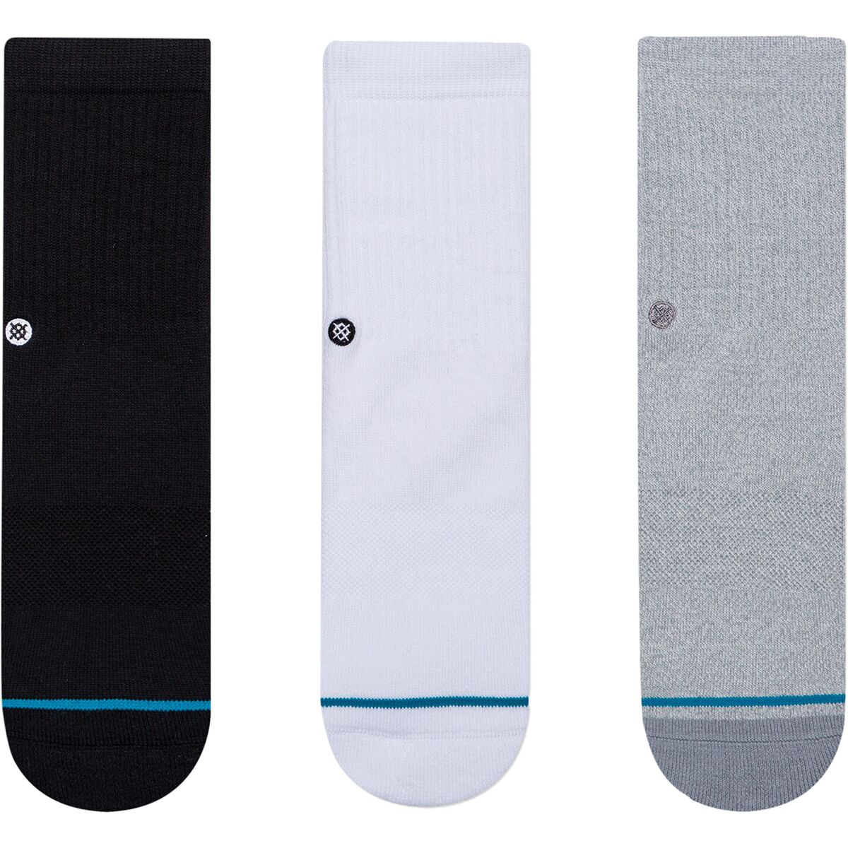 Image of Stance Icon ST Staple Sock - 3-Pack - Kids' Multi, M