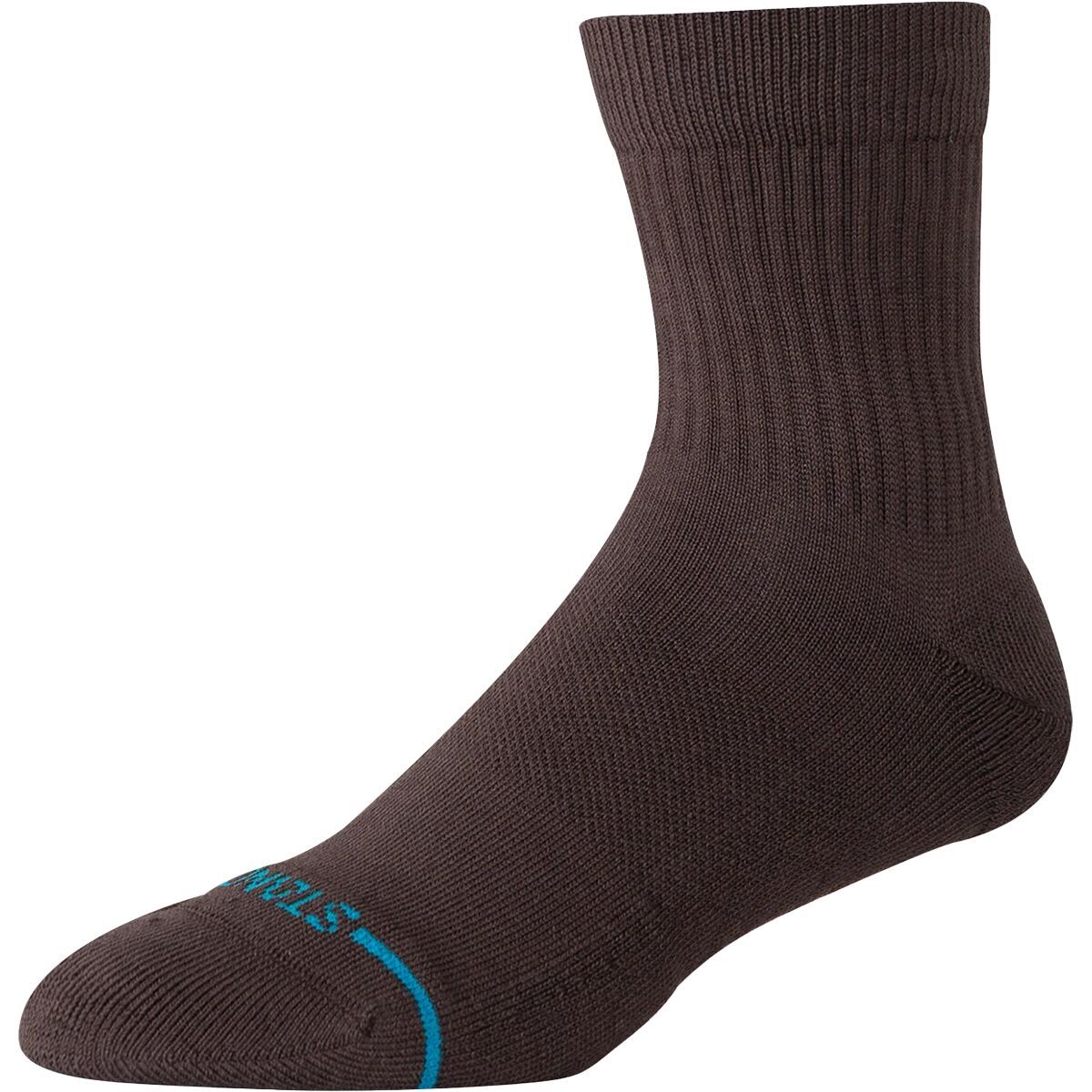 Image of Stance Icon Quarter Sock Dark Brown, L