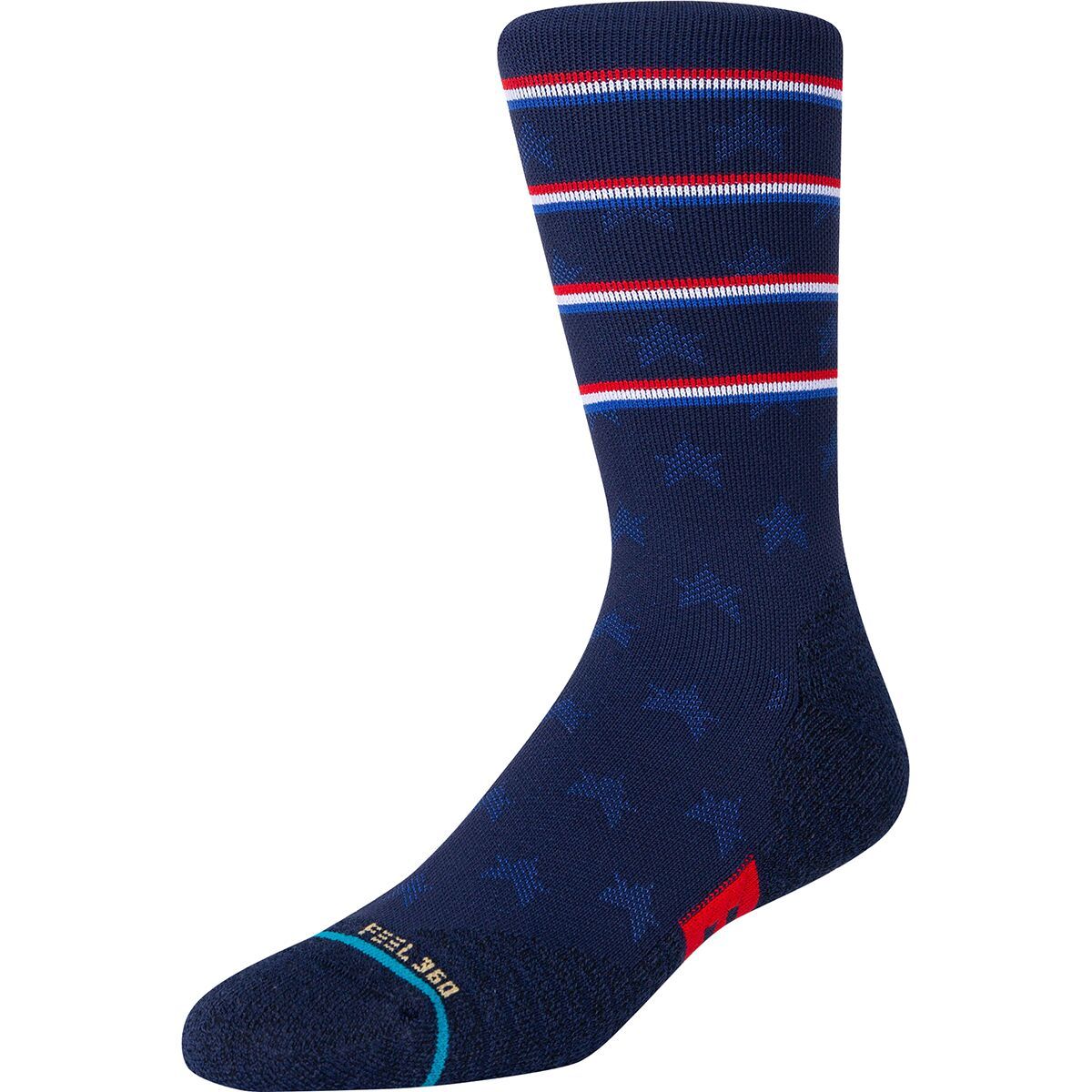 Stance Independence Crew Running Sock Navy, M
