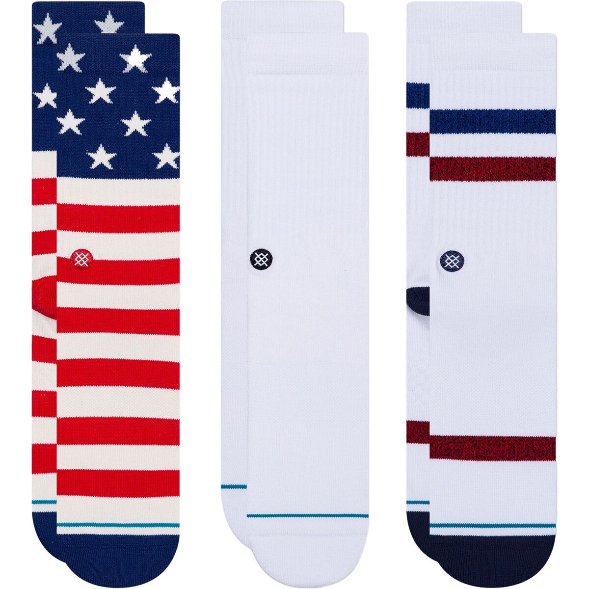 Stance The Americana Sock - 3-Pack Multi, S