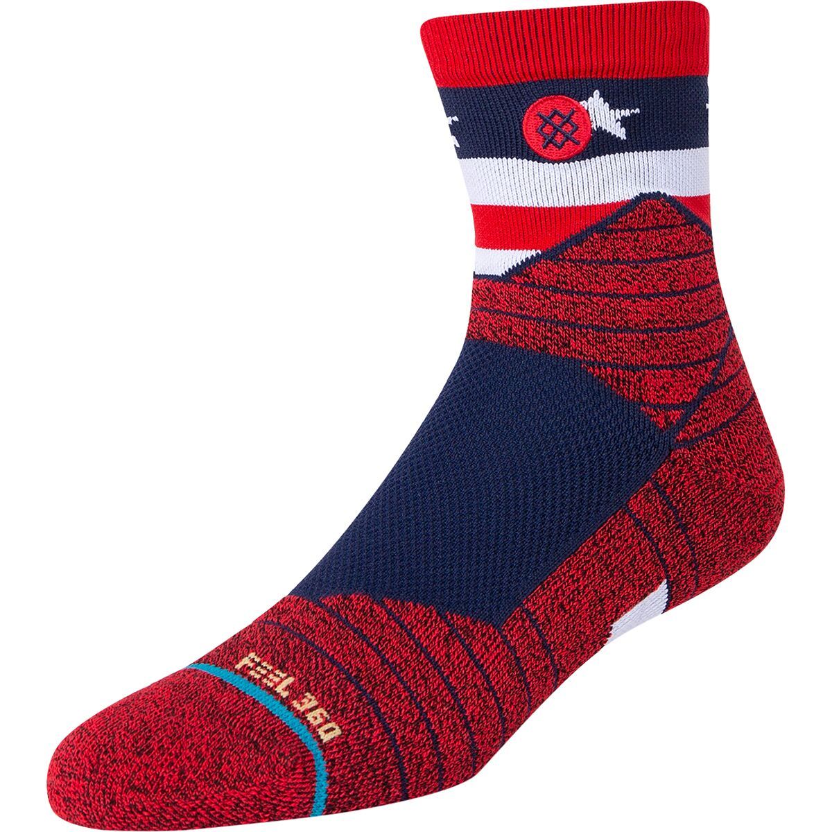 Stance American Quarter Hiking Sock Red, S