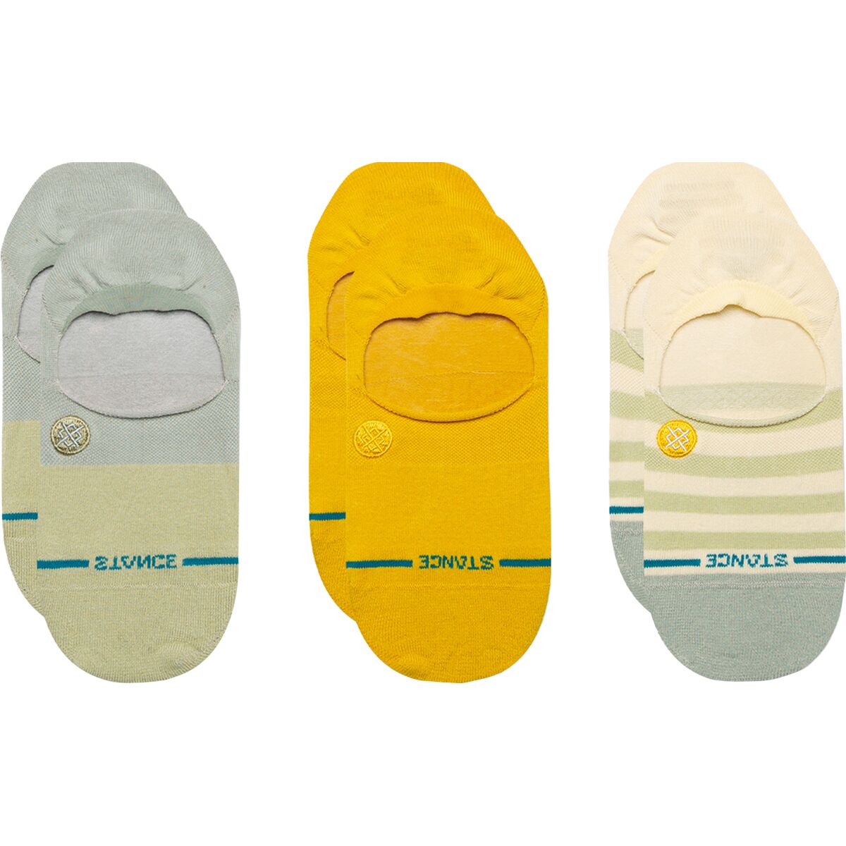 Stance Stance Absolute No-Show Sock - 3-Pack - Women's Green Glow, M