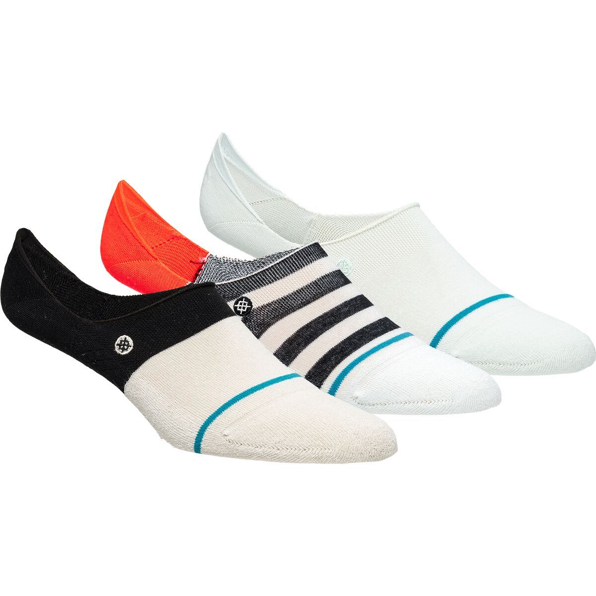 Stance Absolute No-Show Sock - 3-Pack - Women's Light/Pastel Blue, M