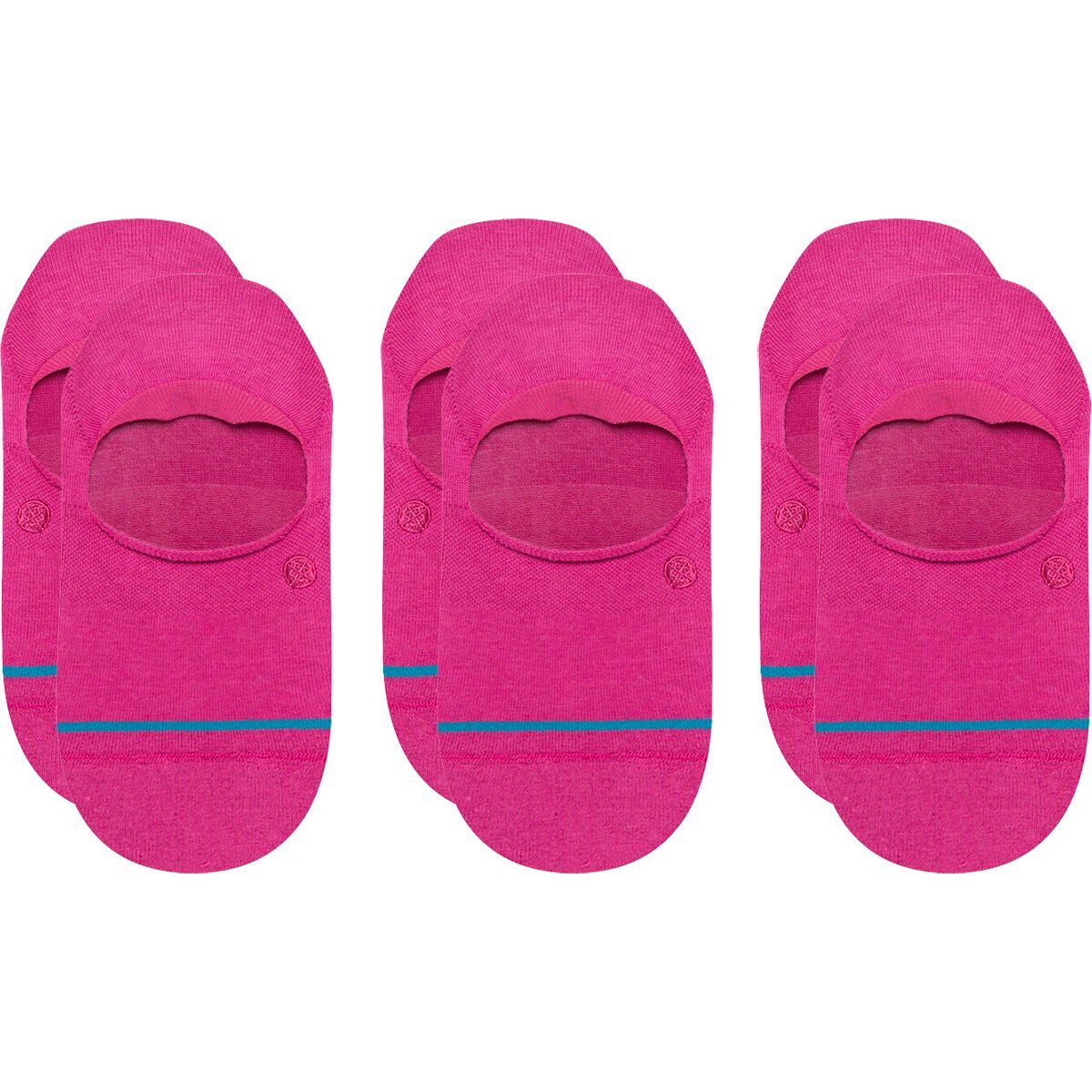 Stance Absolute No-Show Sock - 3-Pack - Women's Magenta, S