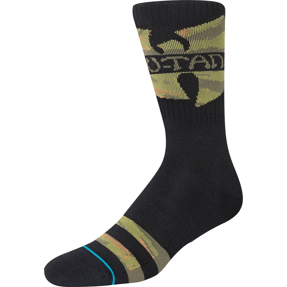 Stance Clan In Da Front Sock Black, L