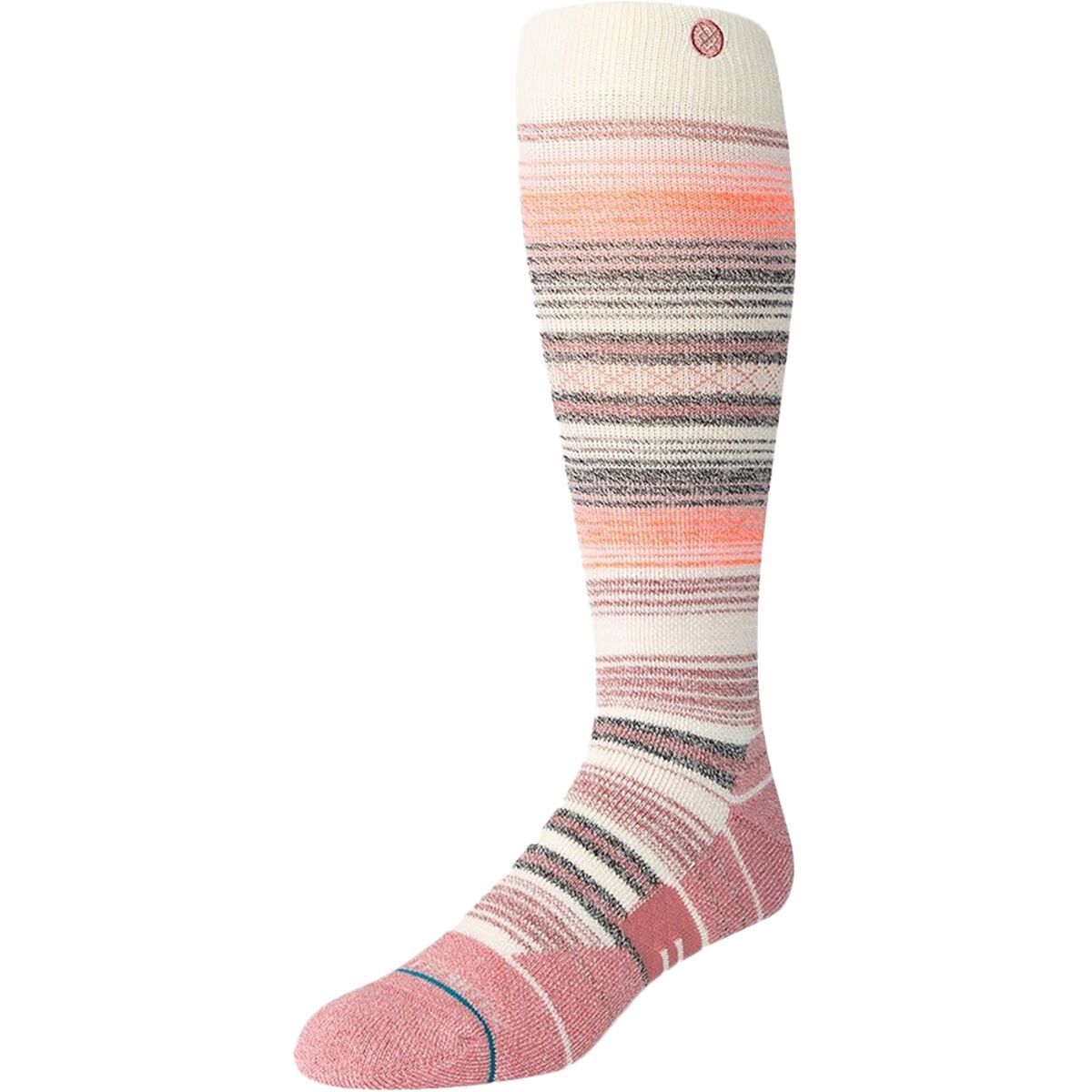Stance Curren Snow Sock Dusty Rose, S