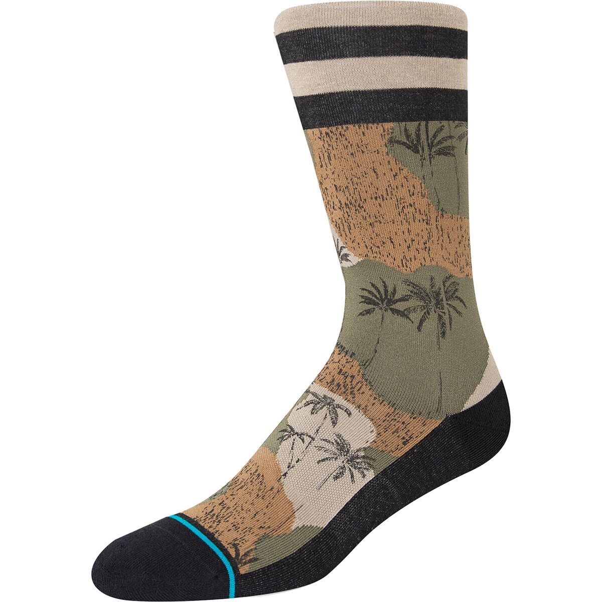 Stance Hidden Palm Sock Green, M