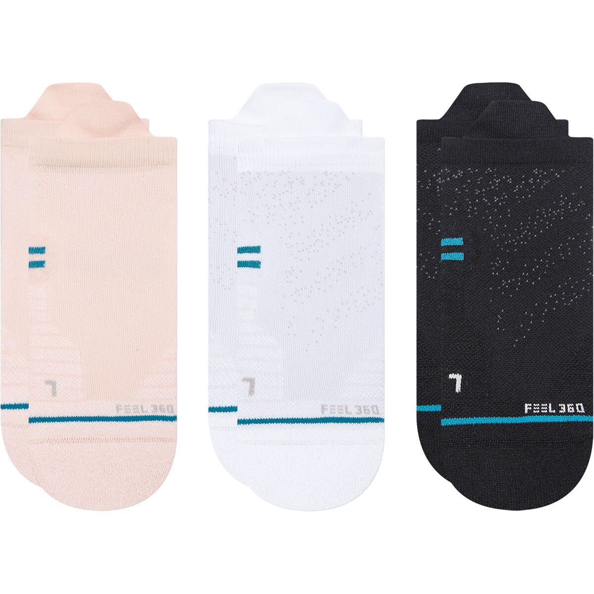 Stance Athletic Tab Sock - 3-Pack Pink, S