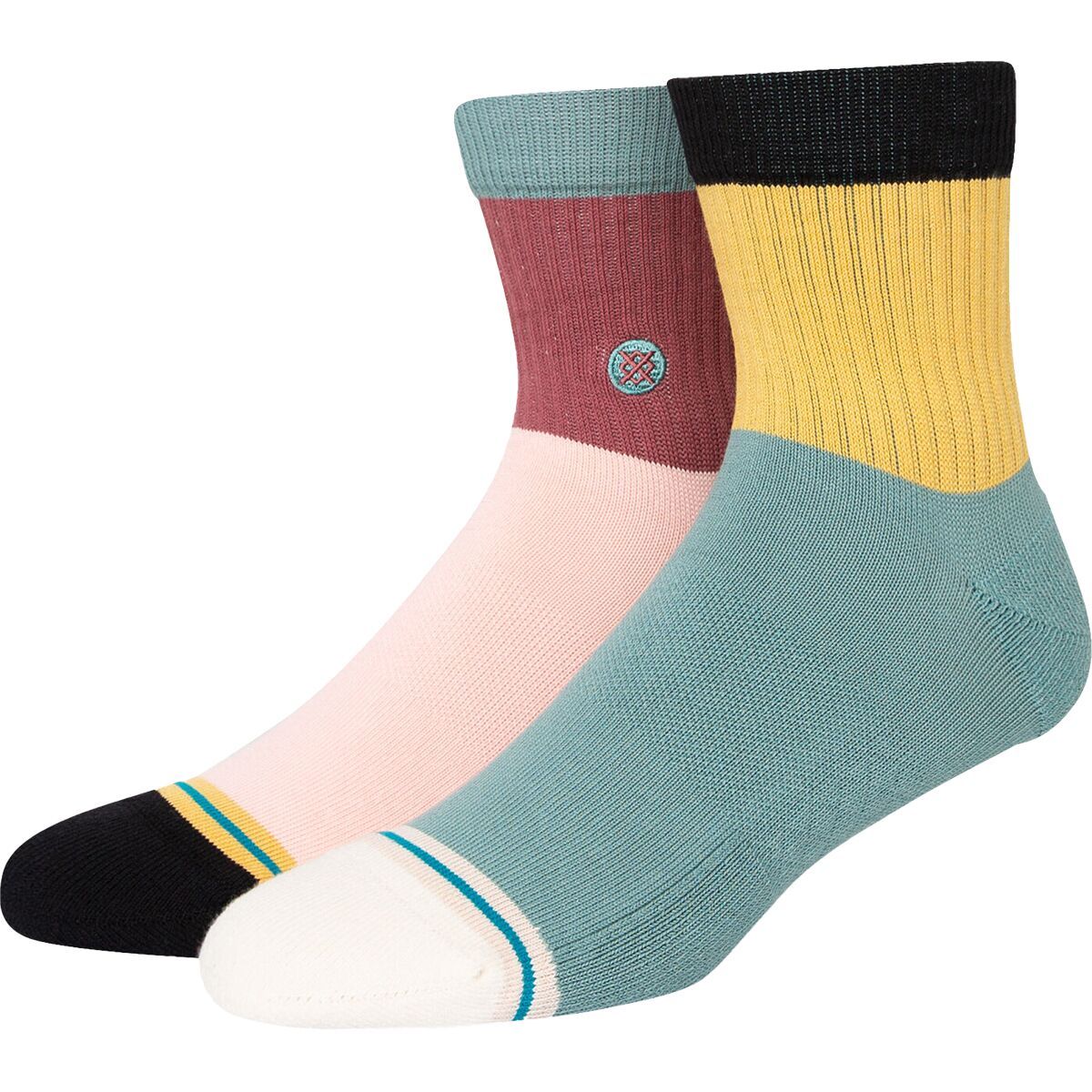 Stance Blocked Quarter Sock Multi, M
