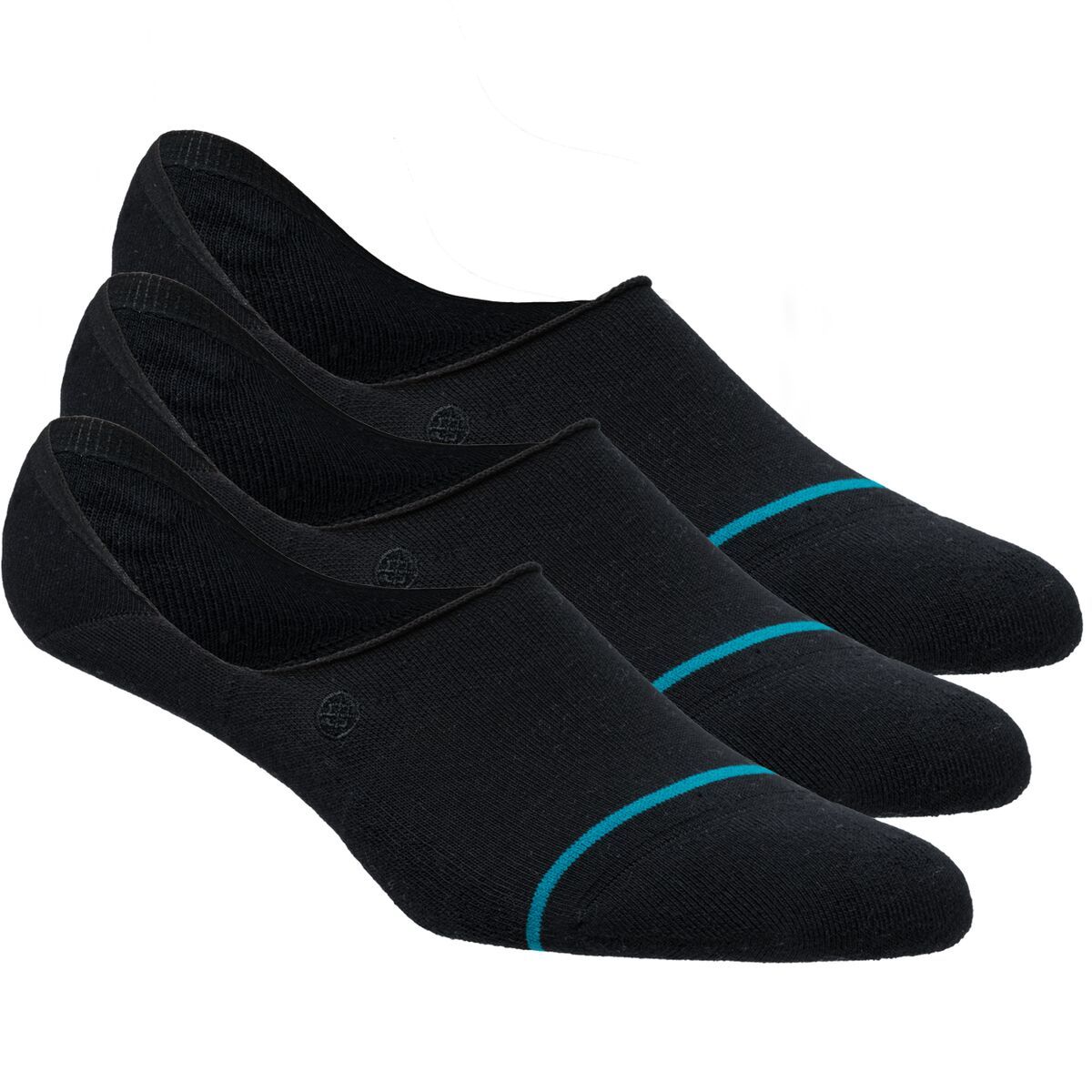 Image of Stance Icon No-Show Sock 3-Pack Black, M