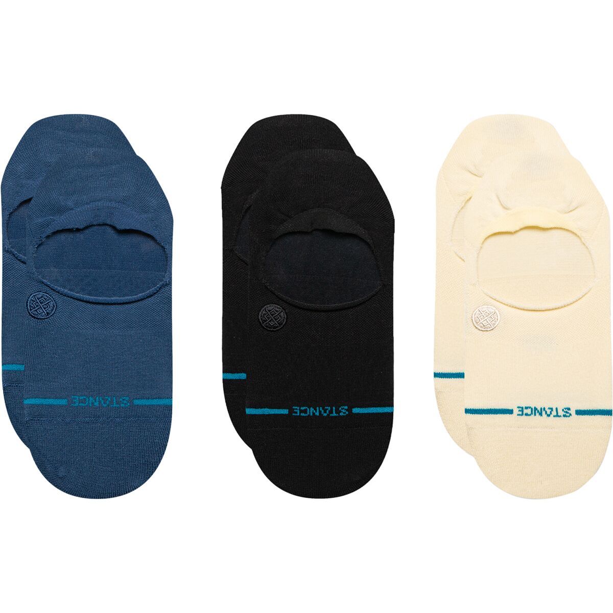 Image of Stance Icon No-Show Sock 3-Pack Dark Royal, M