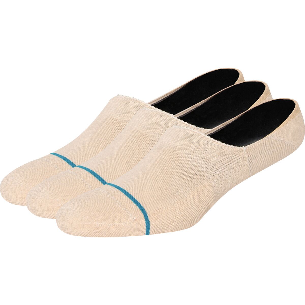 Image of Stance Icon No-Show Sock 3-Pack Oatmeal, S