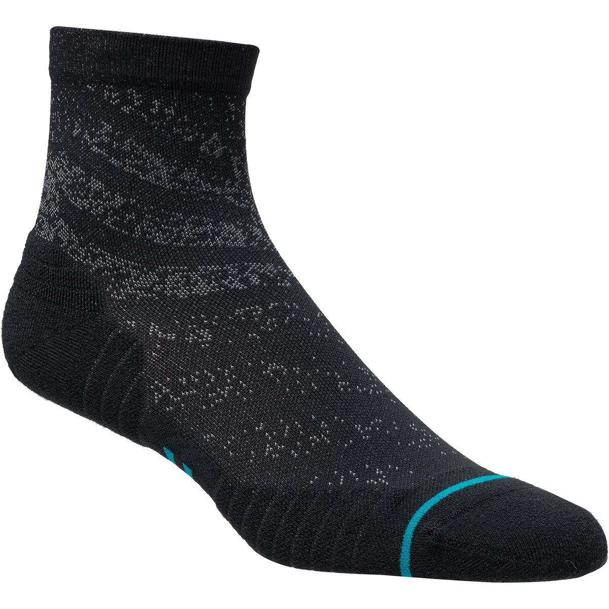 Image of Stance Run Light Quarter Sock Black, S