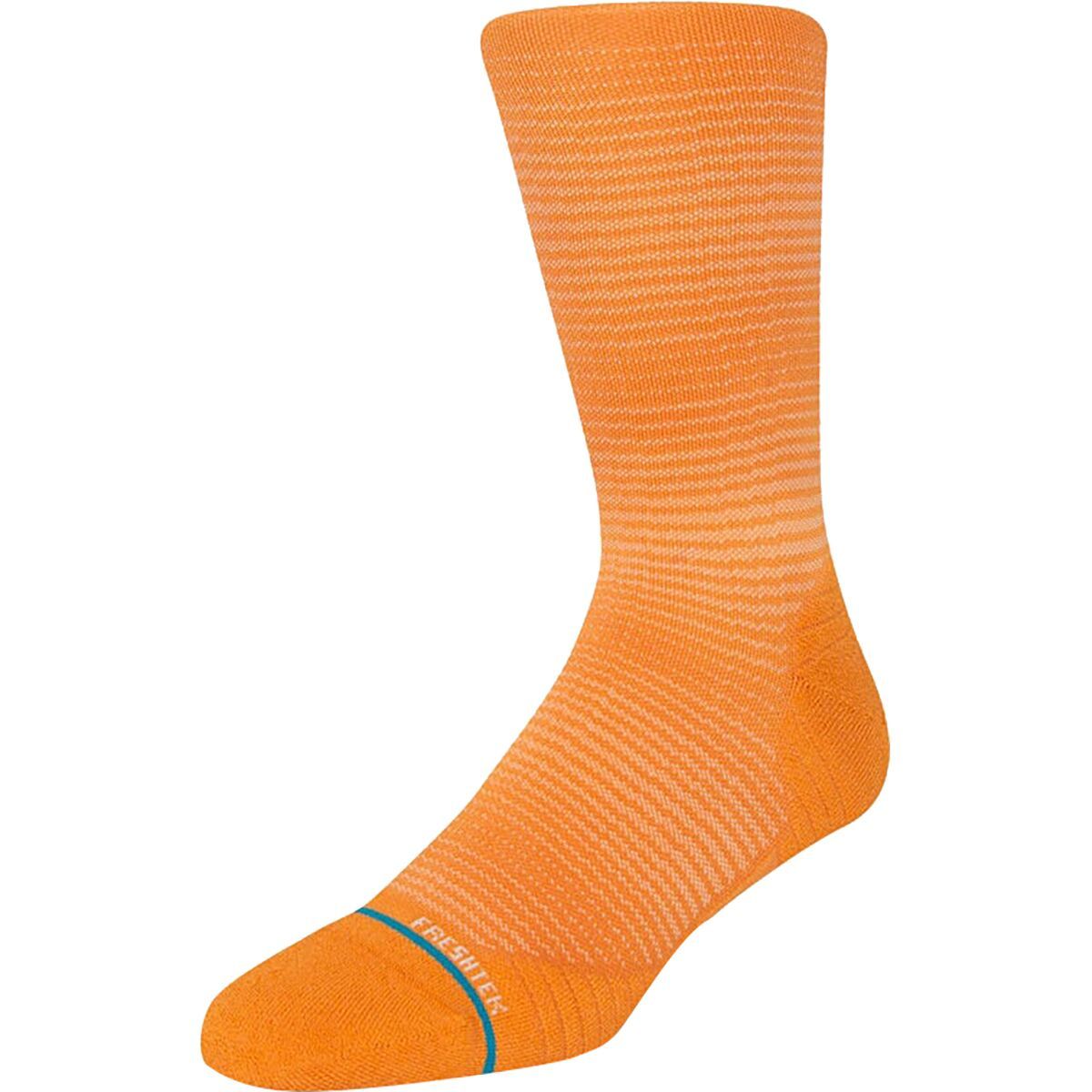 Stance Variegated Crew Running Sock Rust, L
