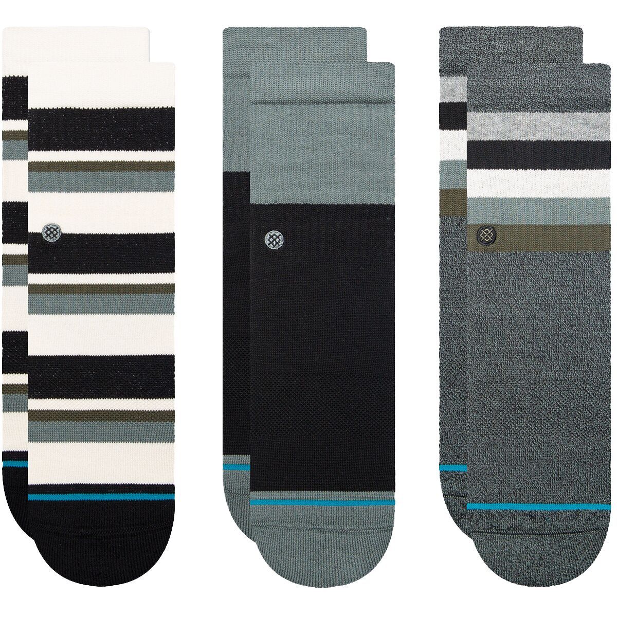 Stance Bounce Back Sock - 3-Pack - Kids' Teal, M