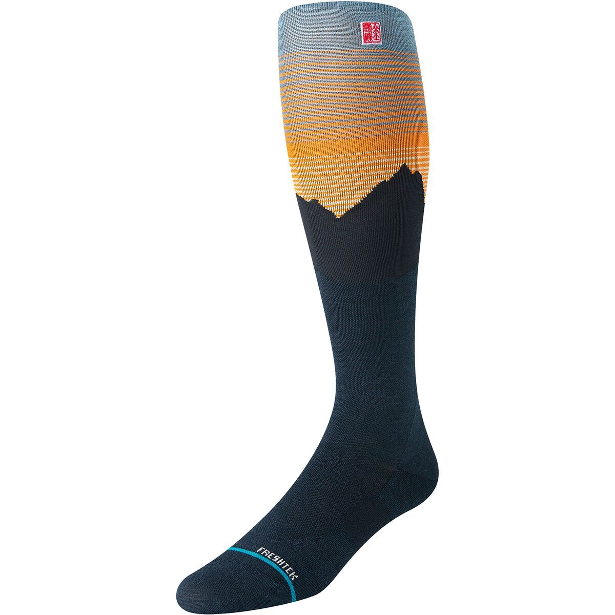 Stance Rising Snow Sock Navy, L