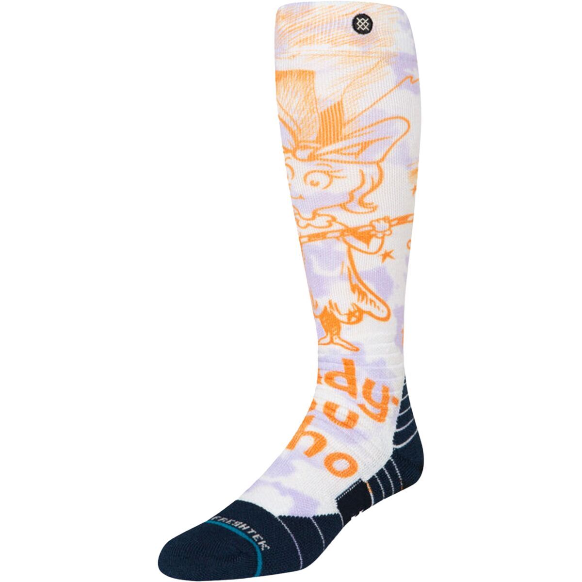 Stance Cindy Lou Who Polyester Snow OTC Sock Offwhite, M