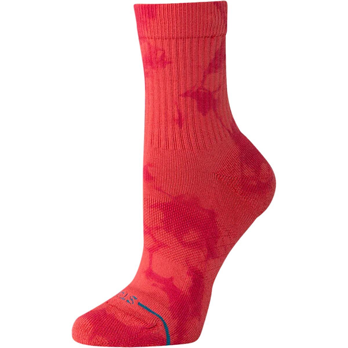 Stance Dye Namic Quarter Sock Red, S