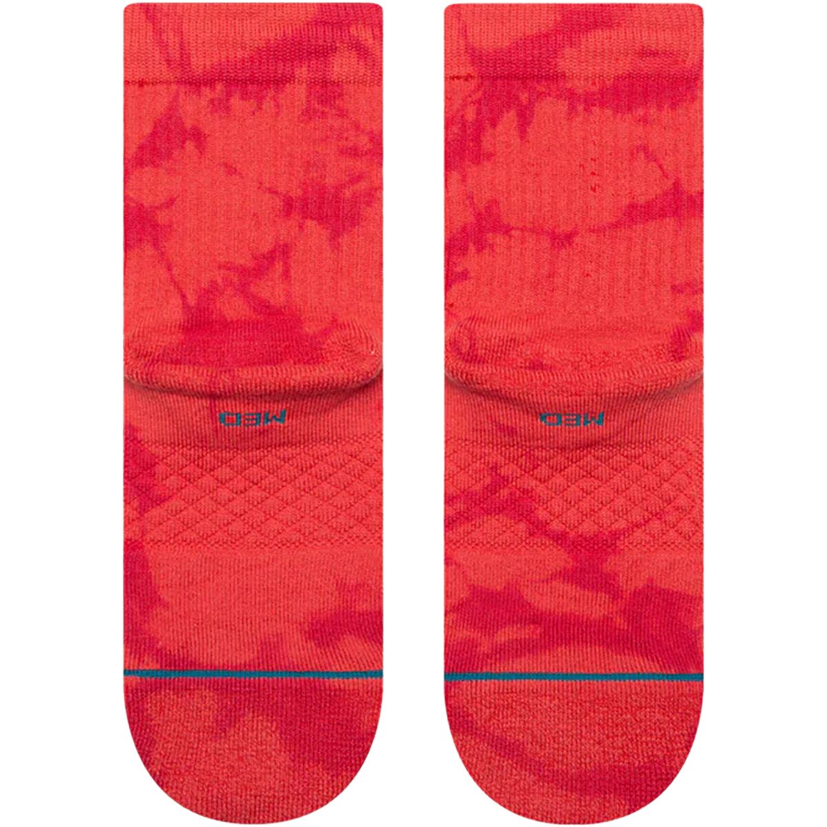 Stance American Quarter Socks - Medium Size Red INFIKNIT Blend Socks