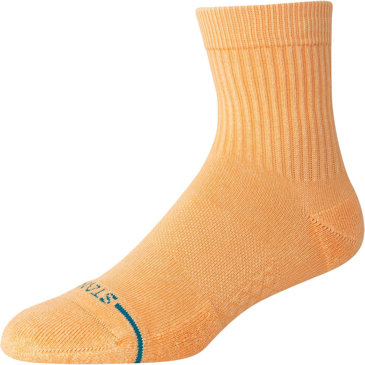 Stance Icon Washed Quarter Sock Peach, M