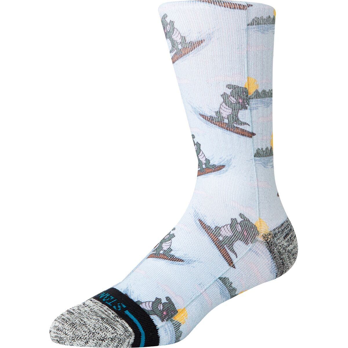 Stance Later Gator Crew Sock Light Blue, M