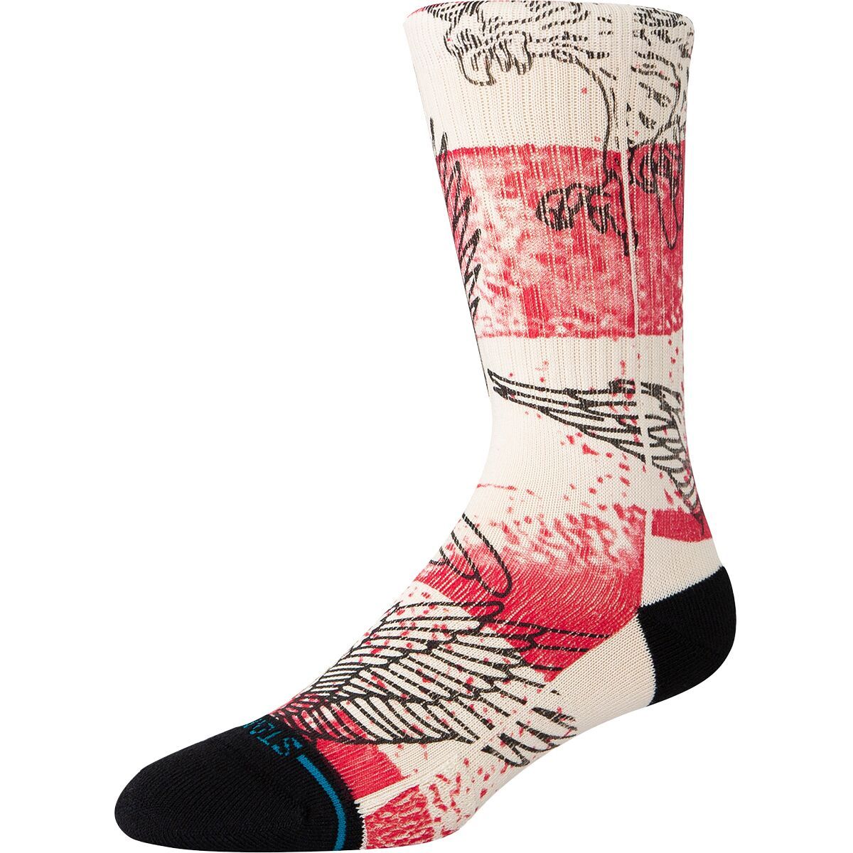 Stance The United Crew Sock Red, L