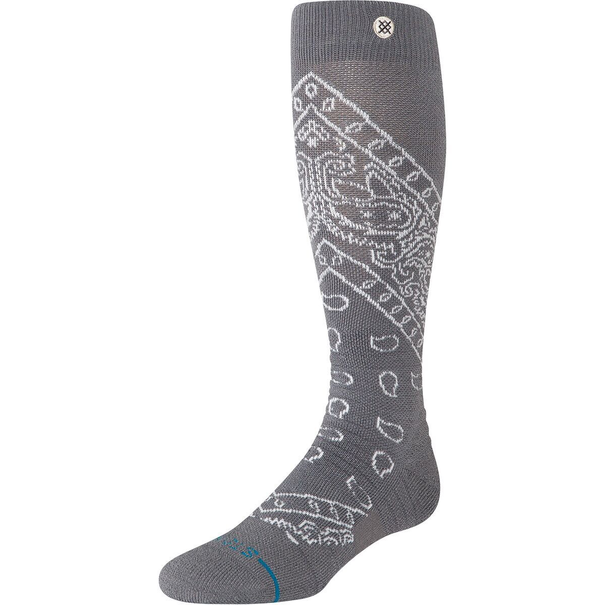 Image of Stance Barrio Mid Wool Snow Sock Darkgrey, L