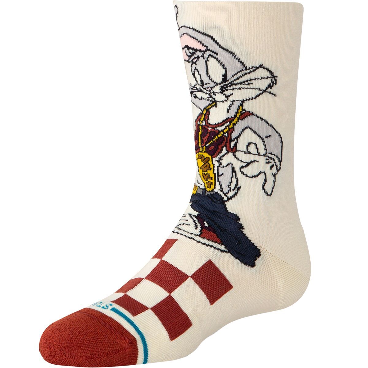 Stance Bugs Crew Sock - Kids' Vintage White, L