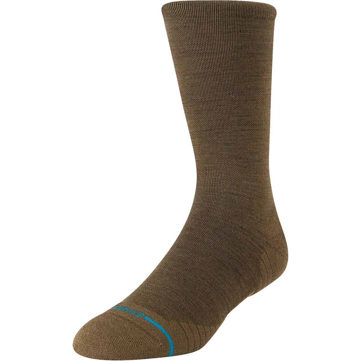 Stance Stance Iconic Wool Crew Sock Brown, L