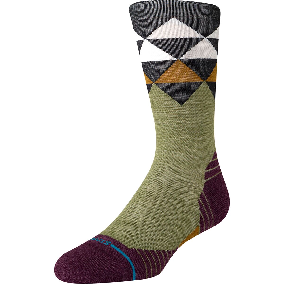 Stance Stance Quadrilateral Light Wool Crew Sock - Women's Black, M